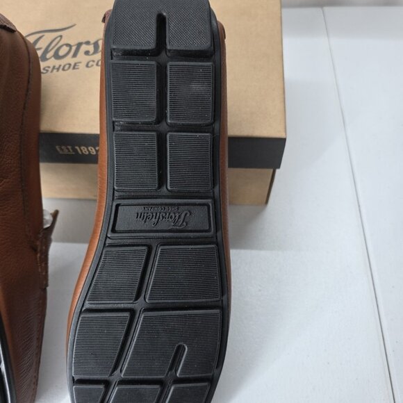 Florsheim Mens Lago Penny Driver Cognac Brown Leather Size 14M New In Box main image 11
